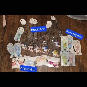 Kids Unicorn Necklace and Bracelet Set in Multicolor - Cute Accessory Pack